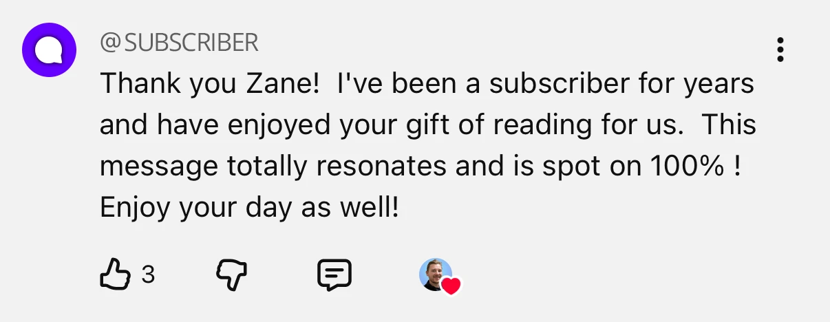 YouTube comment screenshot